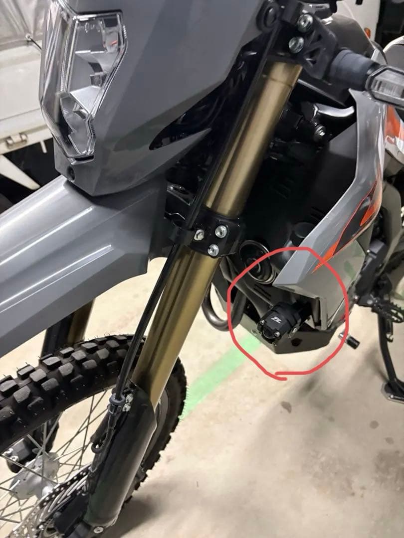 ZETA crf250l md47 フォグランプ　車種専用