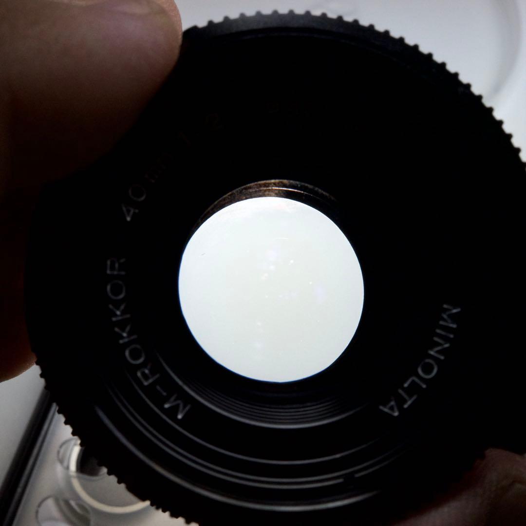 Minolta M-Rokkor 40mm f2 後期型（CLE用）