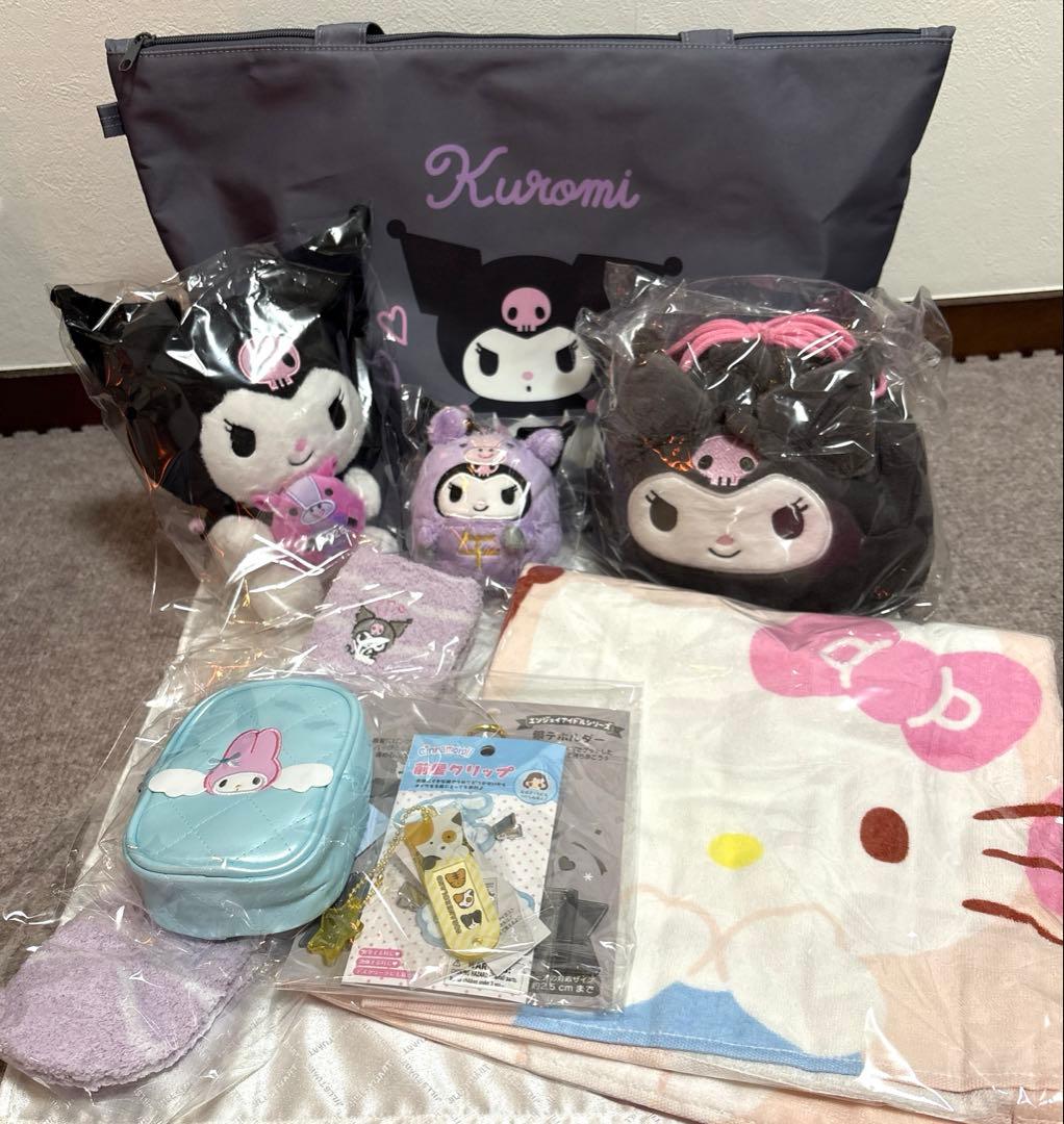 【抜き取り無し】サンリオ福袋2026 クロミ 干支ぬいぐるみ チャーム 巾着