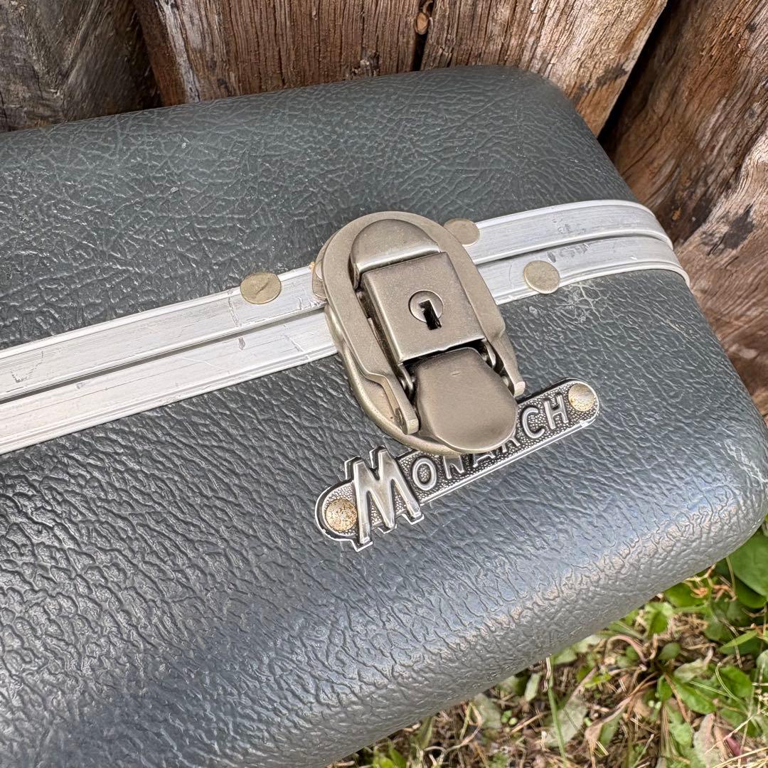 【1950s60s USA vintage】MONARCH スーツケーストランク