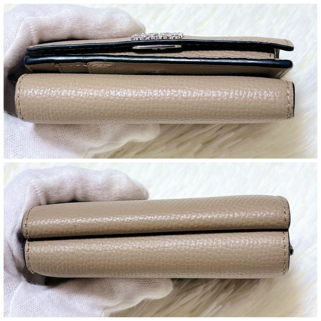 人気カラー✨LOEWE アナグラム トライフォールド ウォレット 三つ折り財布