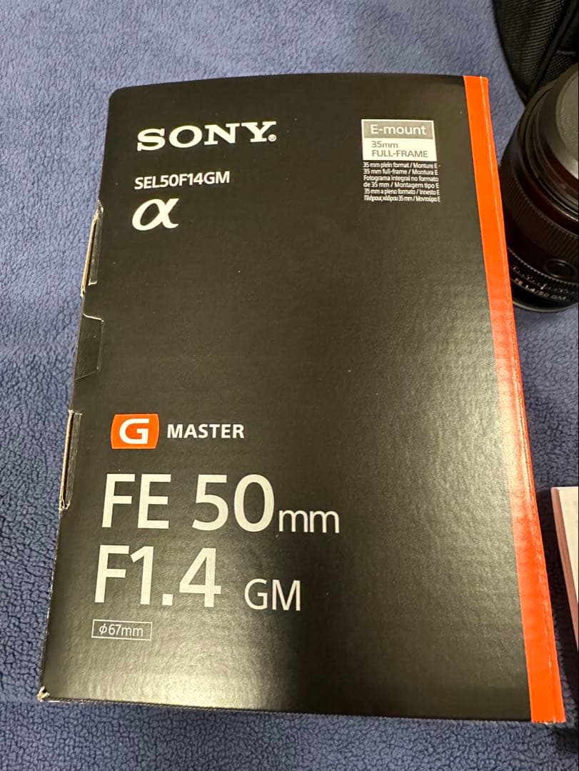 【ほぼ未使用】Sony FE 50mm F1.4 GM レンズ