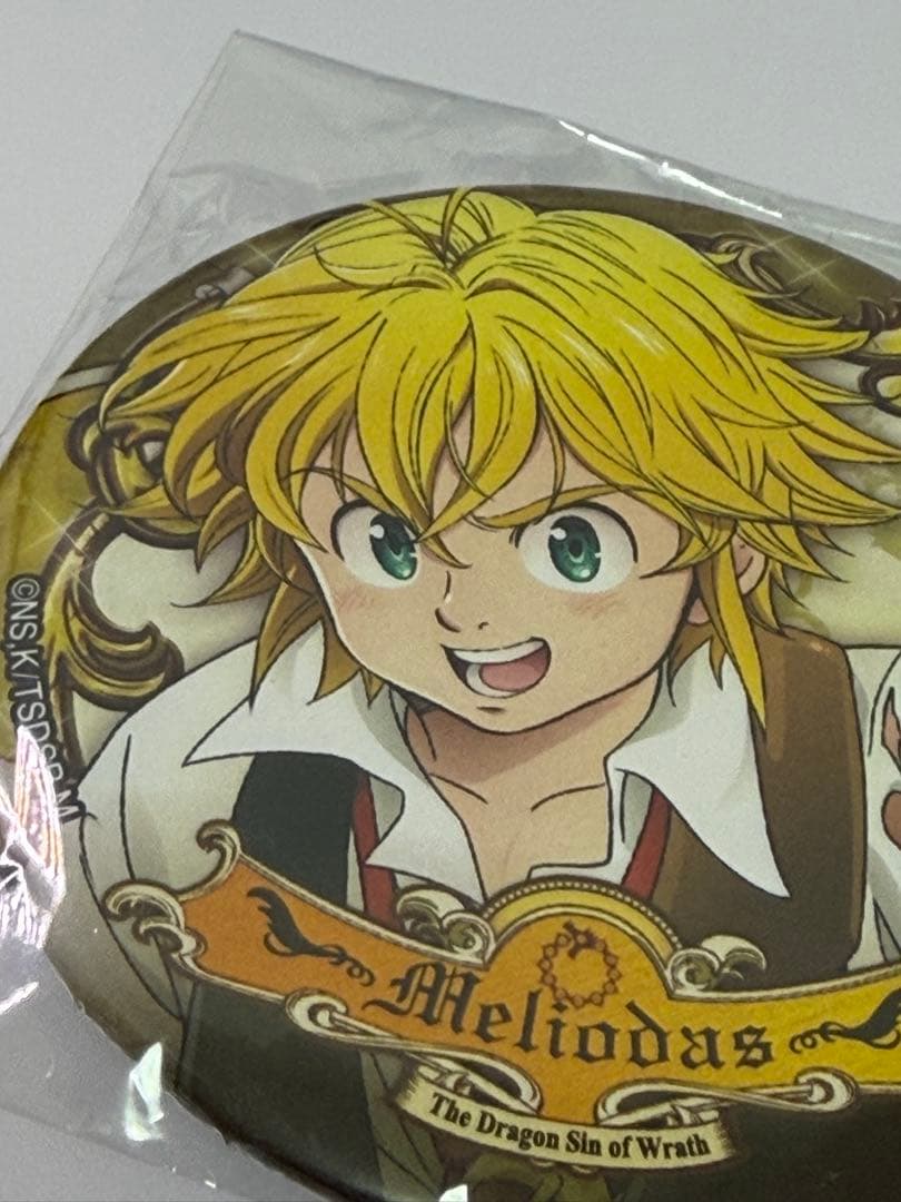 希少　七つの大罪　メリオダス 缶バッジ