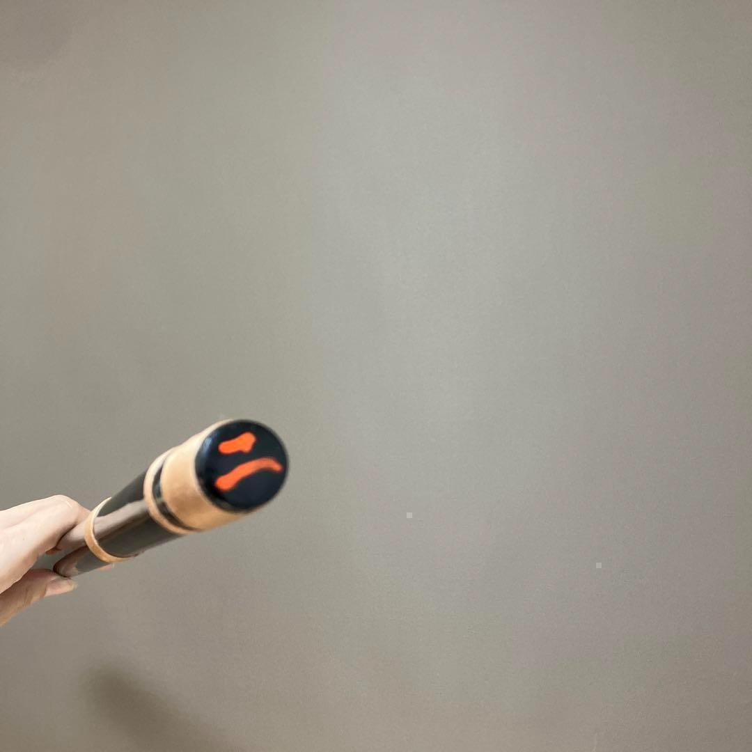 【二本調子 F#管】MR2-14 唄物　ドレミ調　天地糸巻黒塗　西洋音階　竹笛