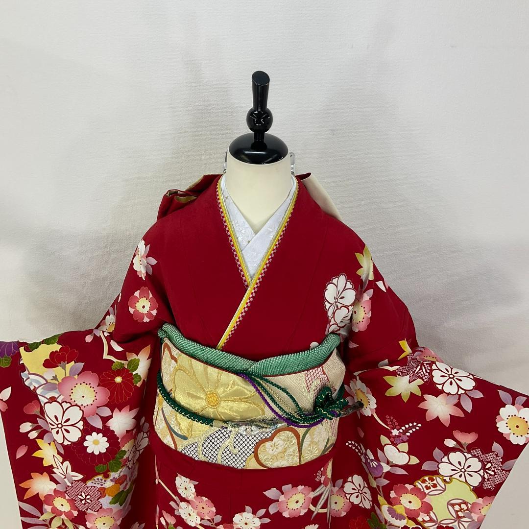 みー　お振袖フルセット　7点セット　半衿付け