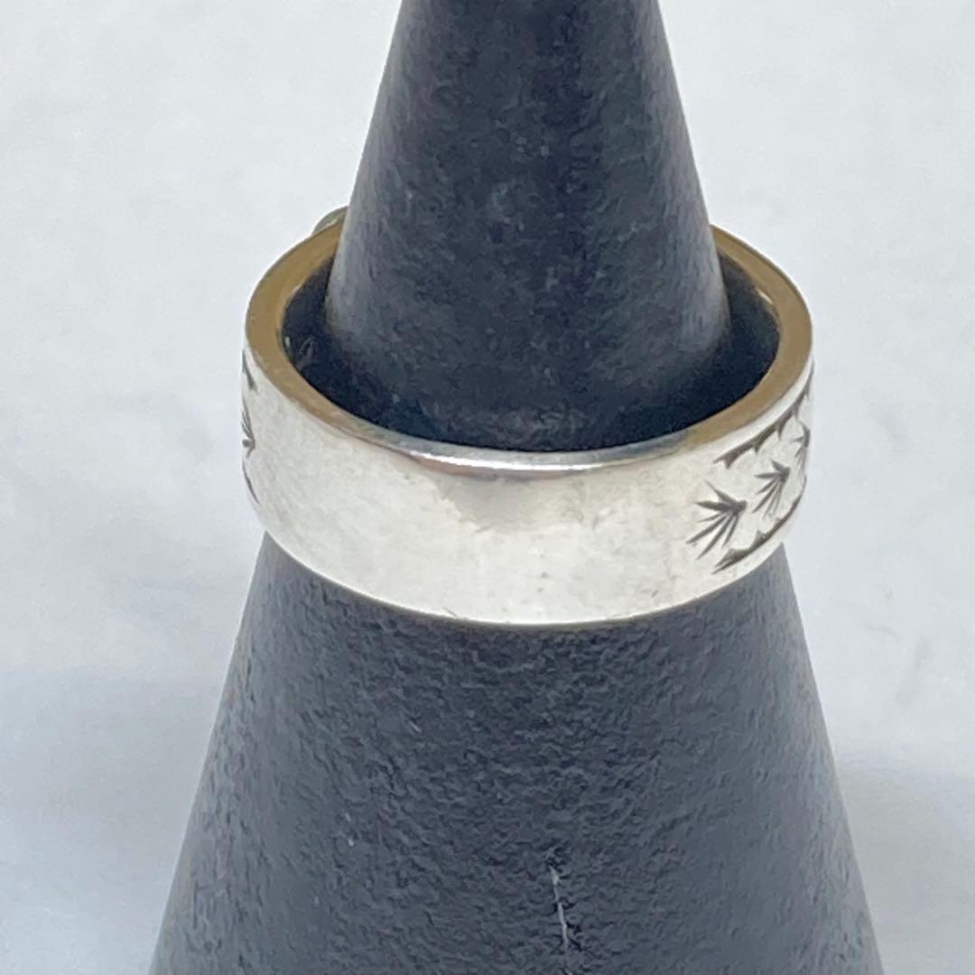 ageteピンキーリング4.5号　シルバー　　　　　　K484