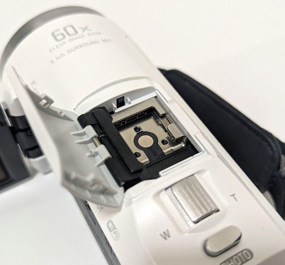 SONY HDR-CX680 ホワイト + 純正バッテリー + SDカード