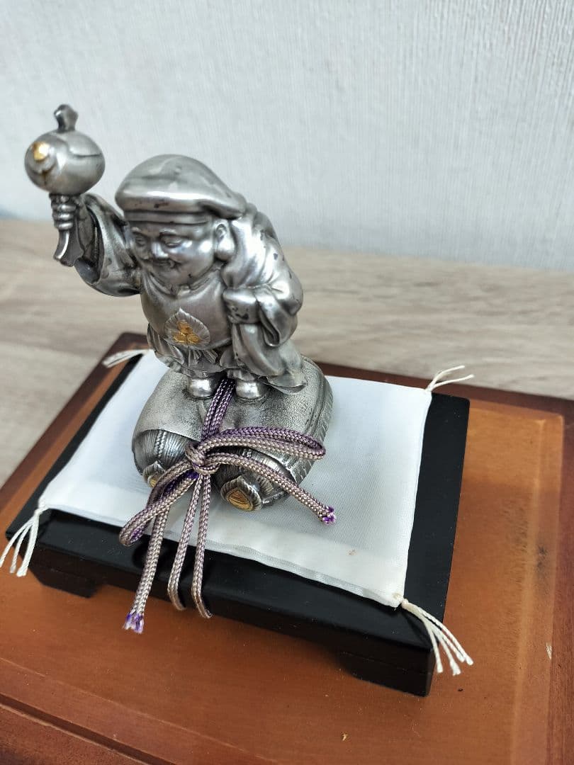 【純銀】 恵比須様 大黒天様 置物 コレクション　希少