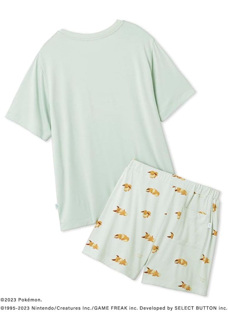 507441 [ジェラート ピケ] キャラクター柄接触冷感Tシャツ&パンツセット