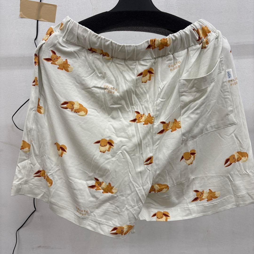 507441 [ジェラート ピケ] キャラクター柄接触冷感Tシャツ&パンツセット