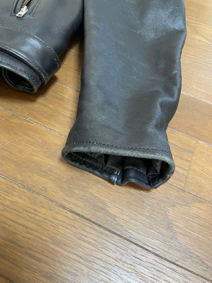 南海部品　ライダース　レザージャケット　革ジャン　本革　NANKAI