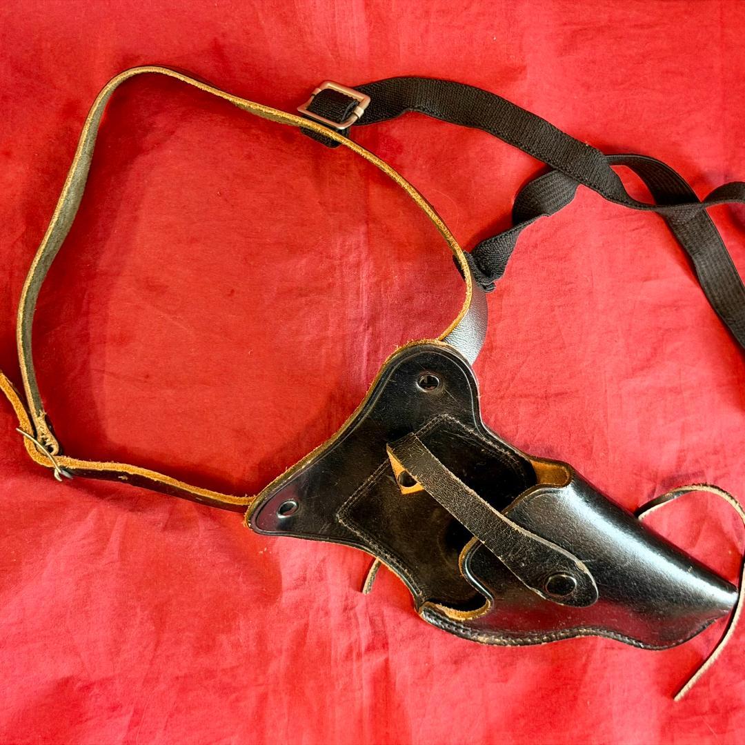 整備済 私服警察官用 革製 ショルダーホルスター スナブノーズ リボルバー 用