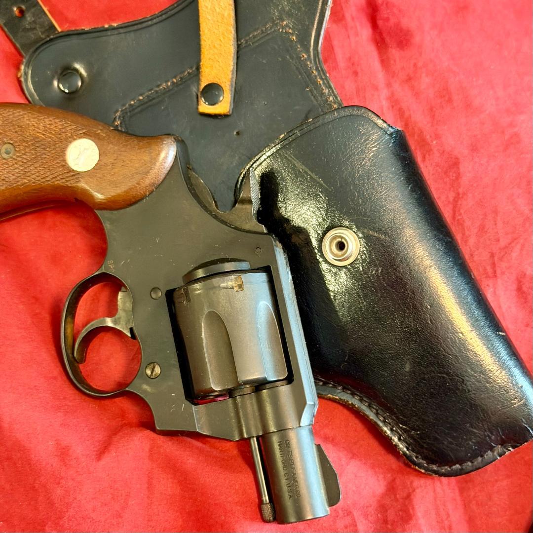 整備済 私服警察官用 革製 ショルダーホルスター スナブノーズ リボルバー 用