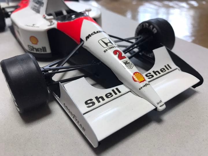 フジミ1/20マクラーレンホンダMP4/6 プラモ完成品