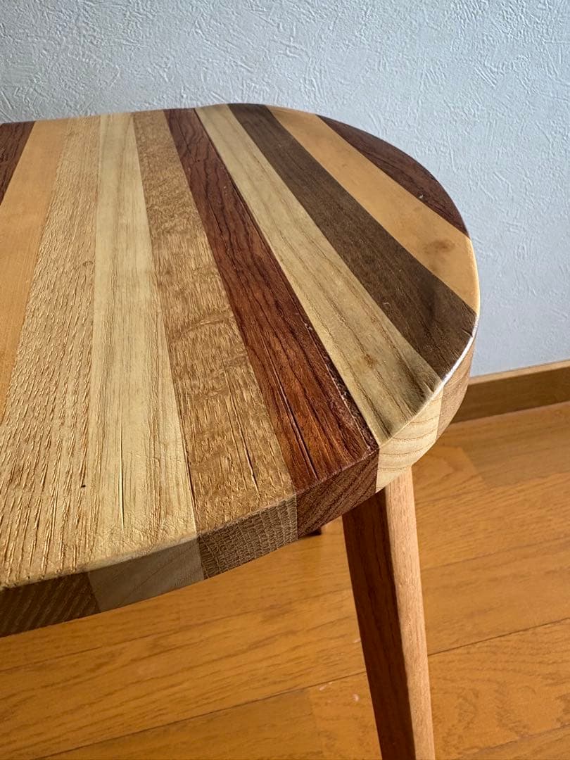 ma@プロフお読みください 木製 スツール 椅子 無垢材 ハンドメイド