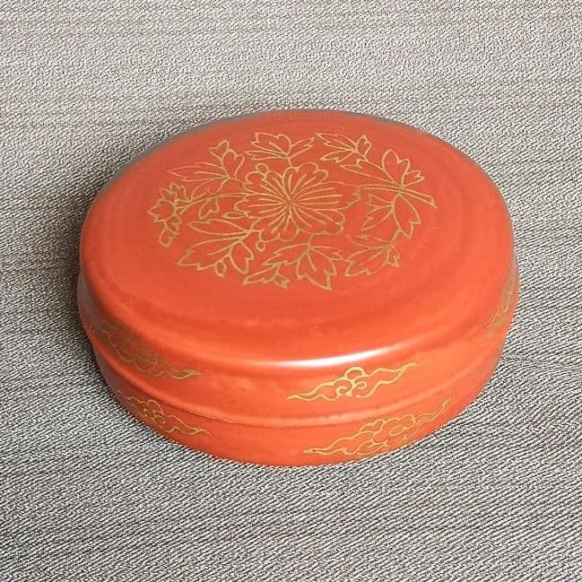 【昭和レトロ　1960s　十二代今泉今右衛門　茶道具】『香合』