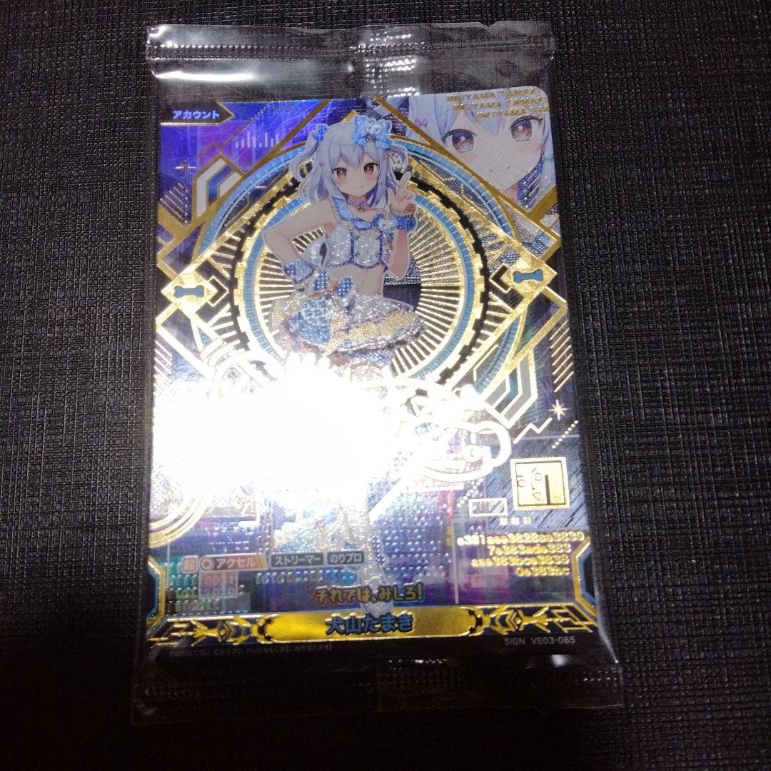 vividz　ビビッヅ　のりプロ　犬山たまき　カードガチャ限定版　サイン