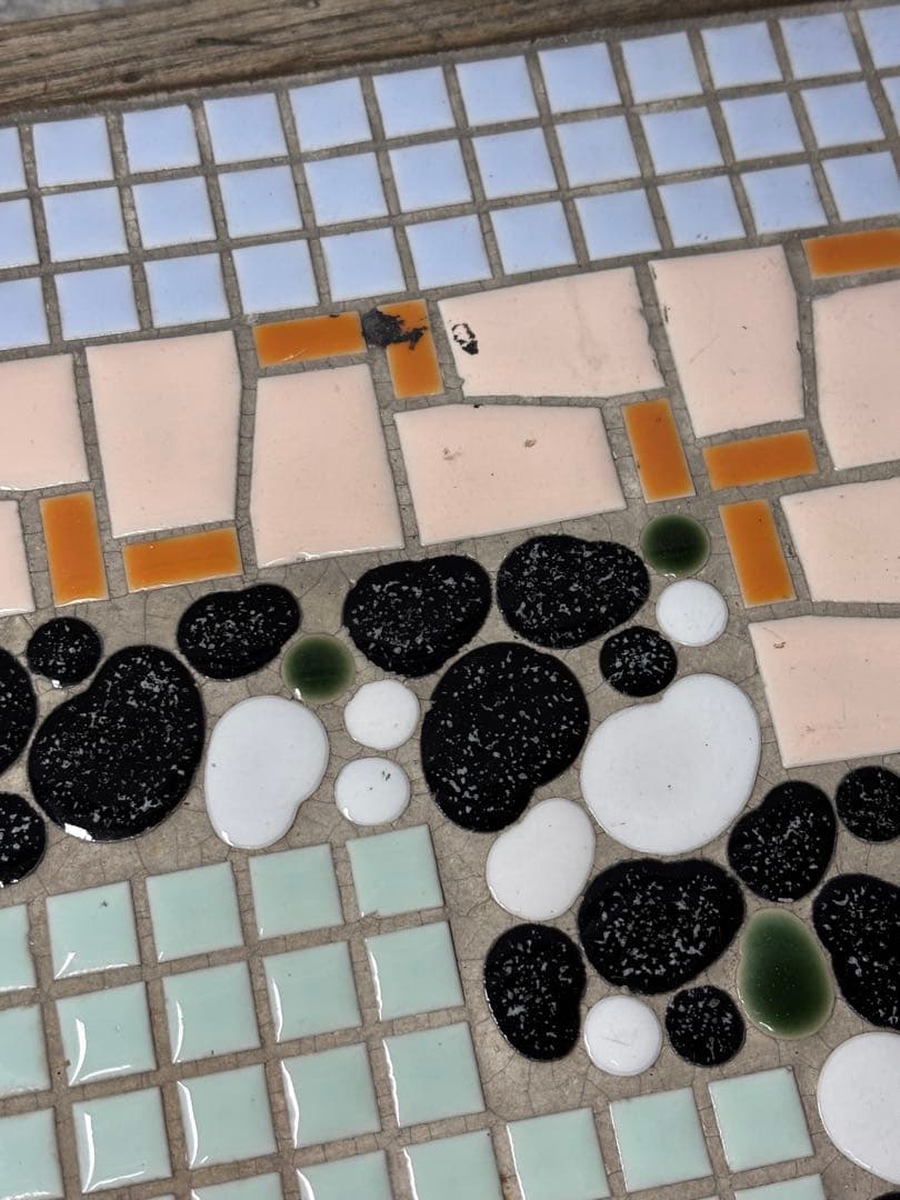 木枠 北海道限定 ストーブタイル台 特製 熊印 昭和レトロ