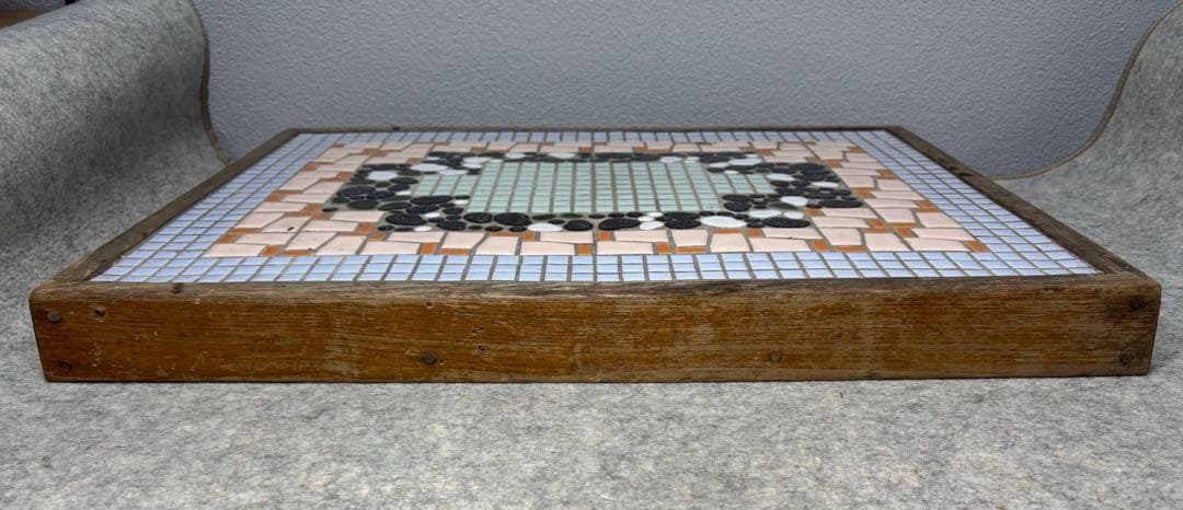 木枠 北海道限定 ストーブタイル台 特製 熊印 昭和レトロ