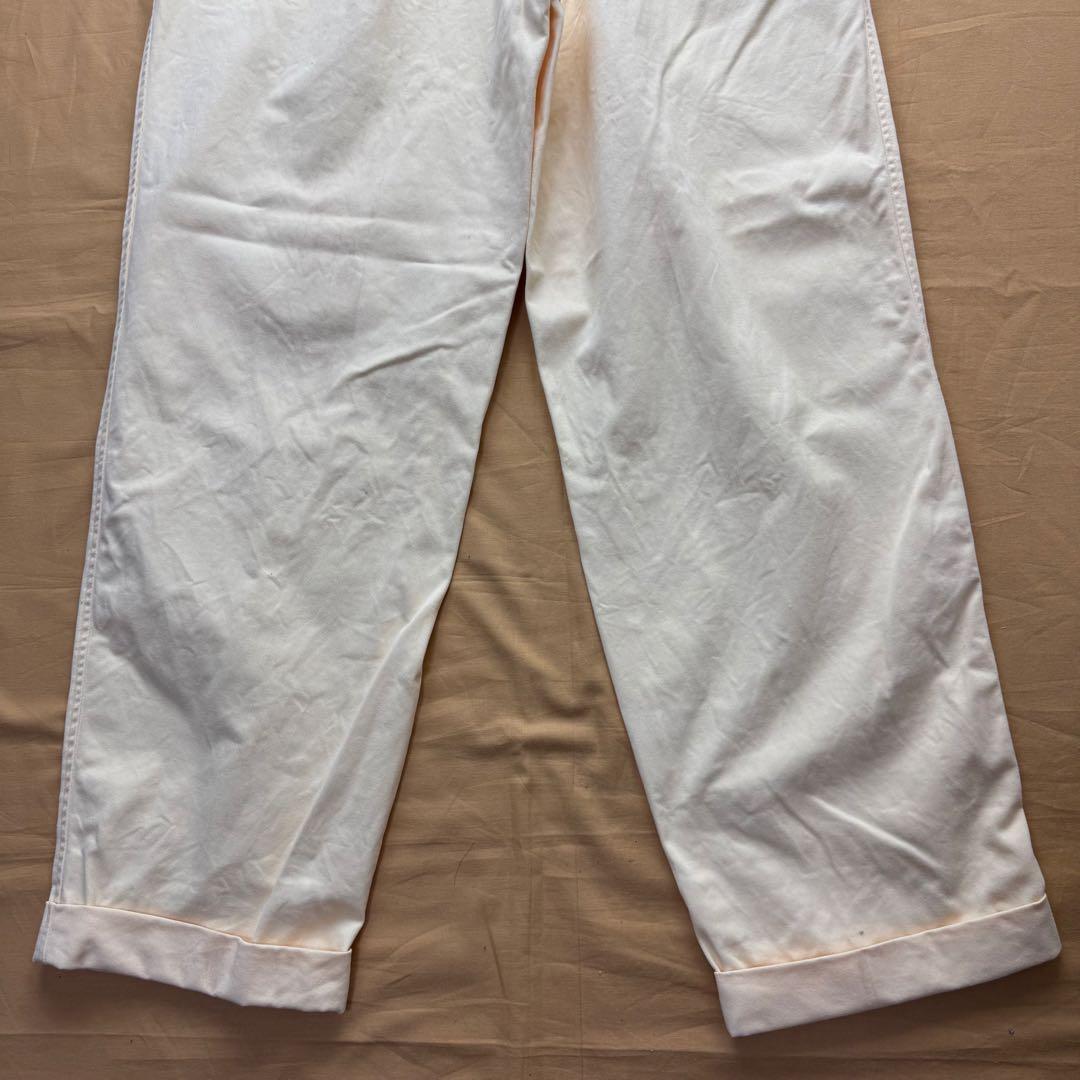 USA製　ラルフローレン　チノ　初期タグ　チノパン　イエロー　2タック　polo