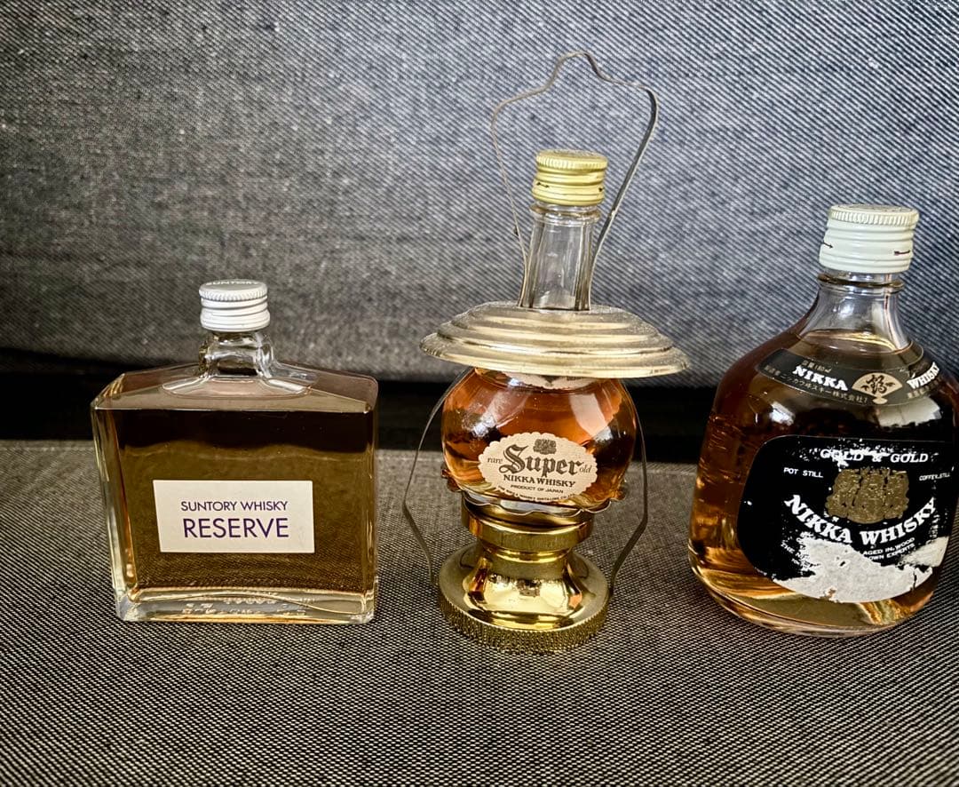 ニッカウヰスキー　鶴　G&Gなど　国産ウイスキー古酒　ミニボトル10本セット