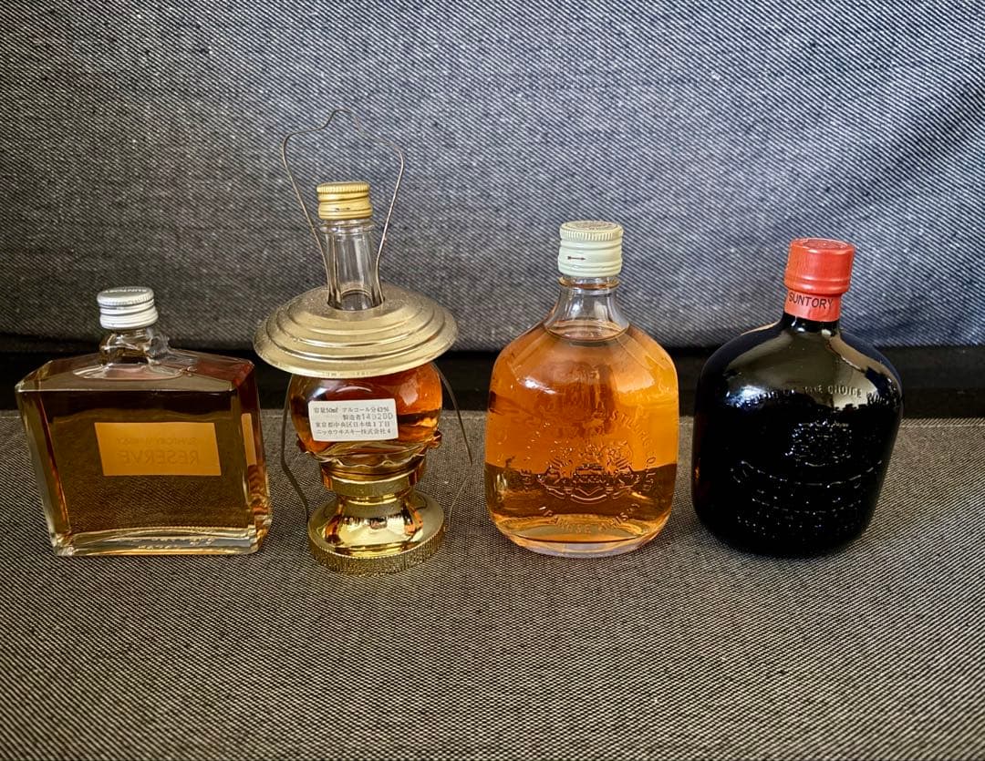 ニッカウヰスキー　鶴　G&Gなど　国産ウイスキー古酒　ミニボトル10本セット