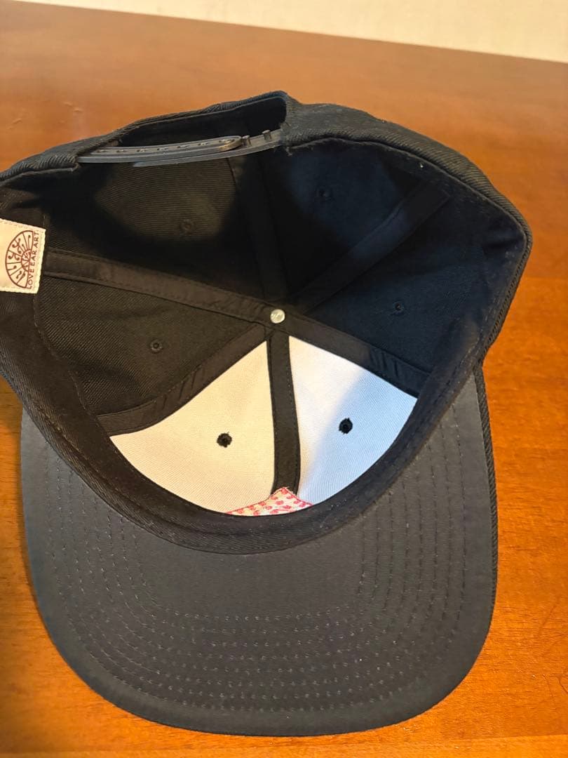 【LOVE EAR ART】HRCSイベント限定 キャップ ブラック ピンク刺繍