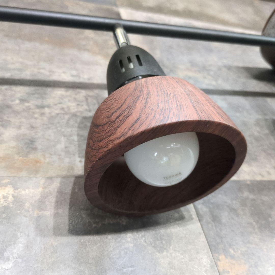 【定価6.8万】 アートワークスタジオ 6灯シーリングスポット 木目 8~12畳