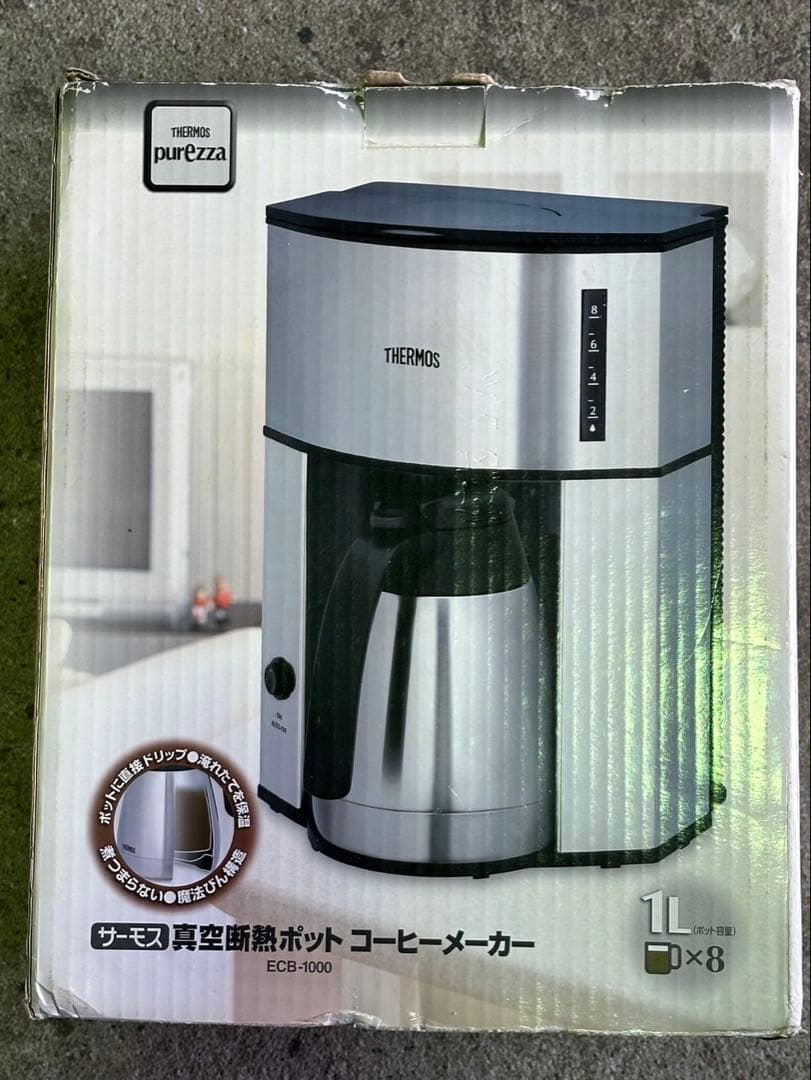 k561 サーモス真空断熱ポットコーヒーメーカーECB-1000 新品