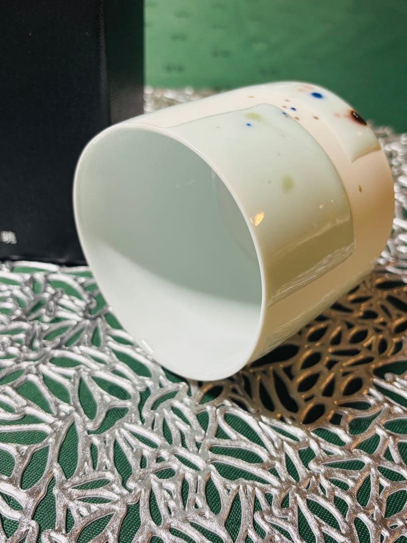 家庭画報にも掲載　有田焼　百田暁生作カップ