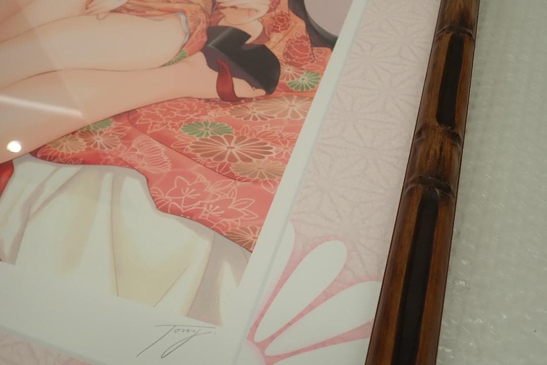 ①未使用・保証書付 Tony トニー「桜桃」ミクスドメディア　アールビバン