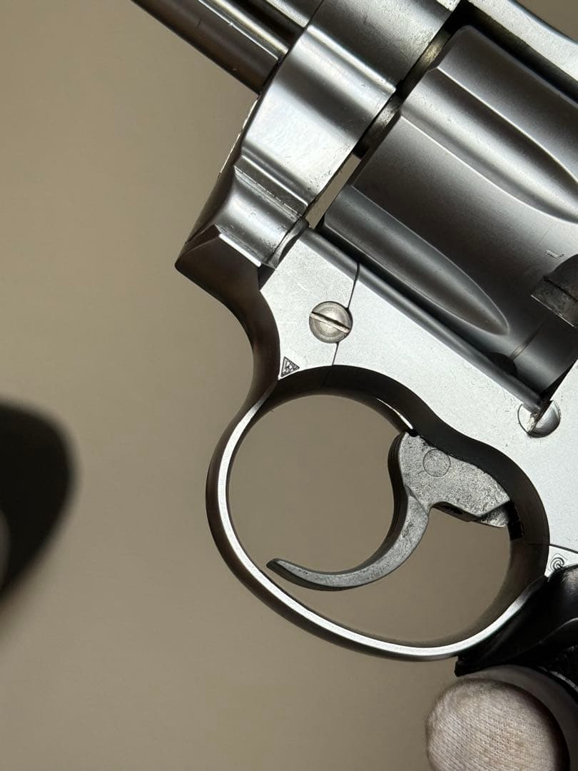 実物グリップ付 KSC コルト Mk-V キングコブラ シルバー モデルガン