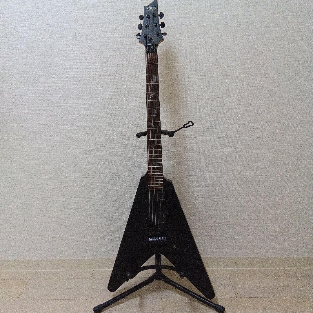 Schecter Diamond Series V-1 FR ブラック　美品！