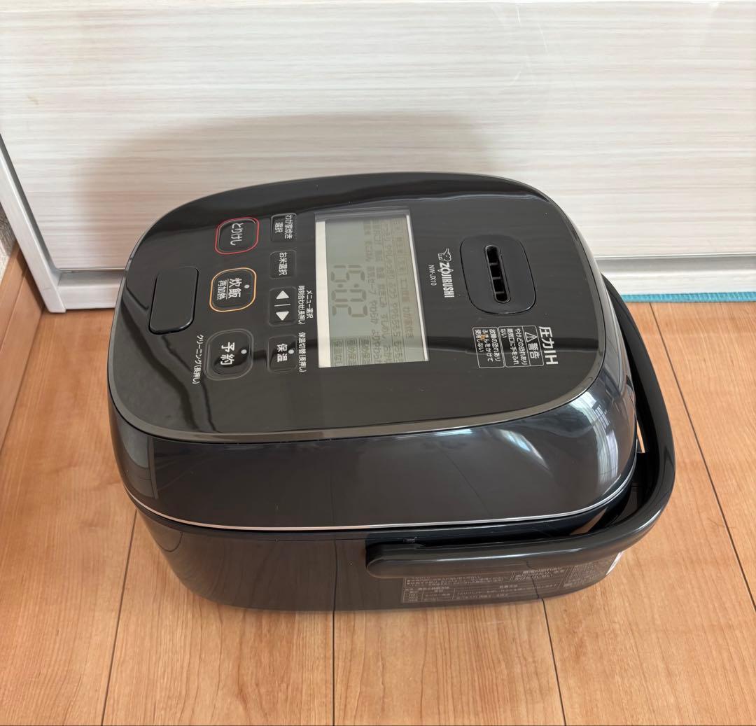象印 圧力IH炊飯器5.5合 ★豪炎かまど釜 NW-JA10-BA 2022年製