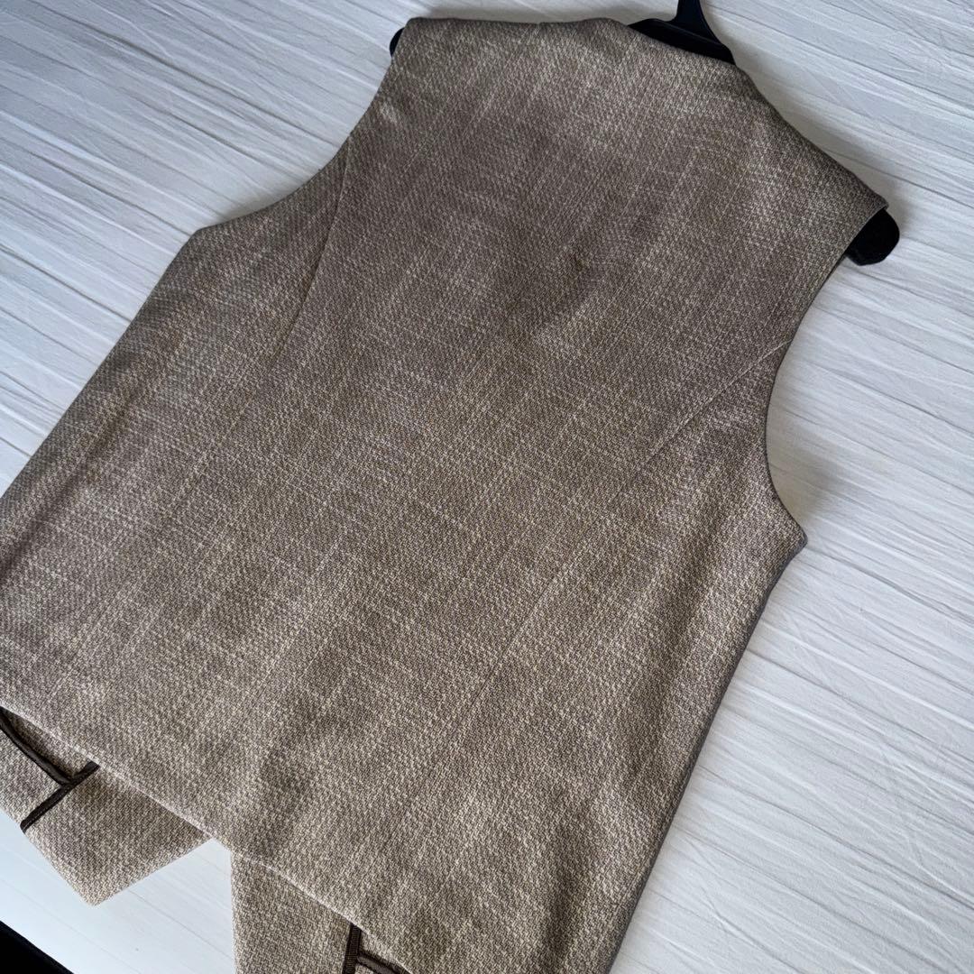 【新品希少】SHIPS シップス ベスト ジレ ベージュ