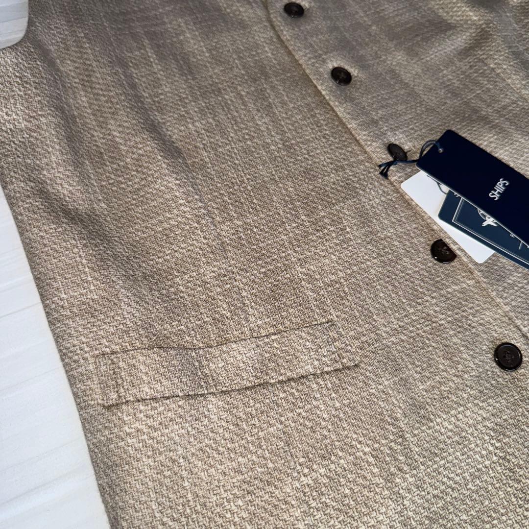 【新品希少】SHIPS シップス ベスト ジレ ベージュ