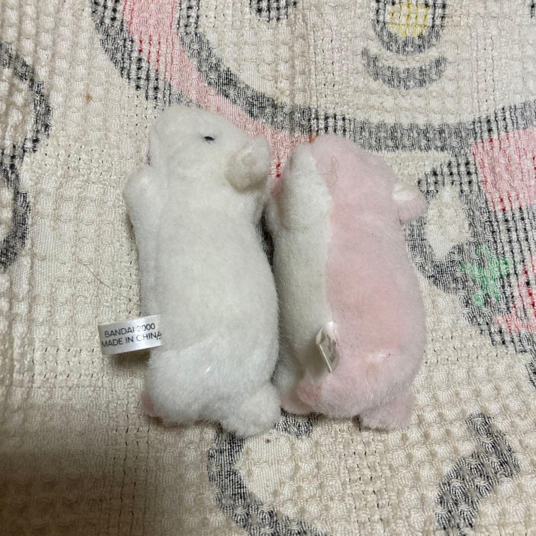 平成レトロ　バンダイ　当時物　2000年　ハムスターランド　ぬいぐるみ　2こ