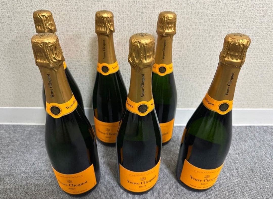 ヴーヴ・クリコ シャンパン 6本セット　イエローラベル　750ml