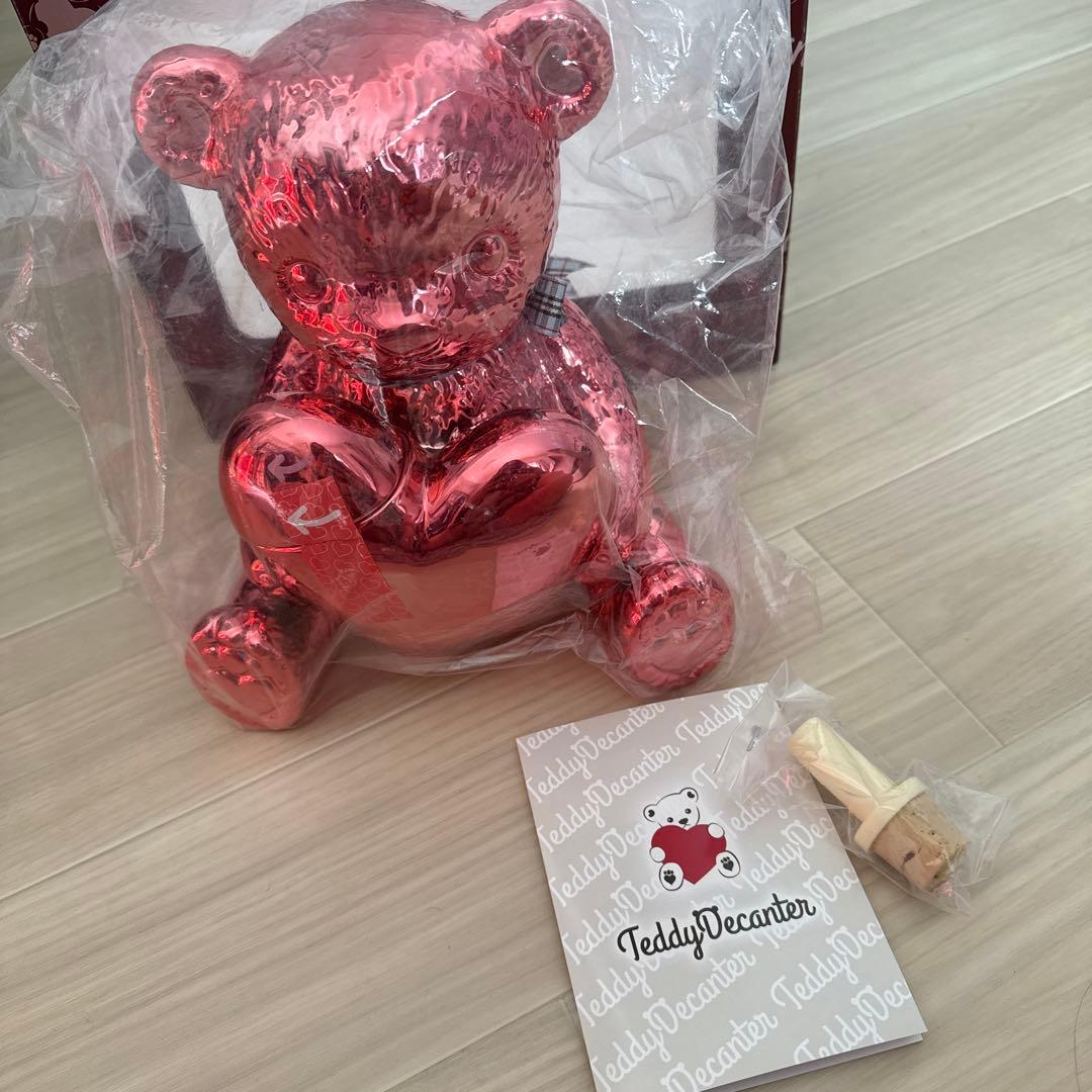 Teddy Decanter テディ デキャンタ ピンク ローズ