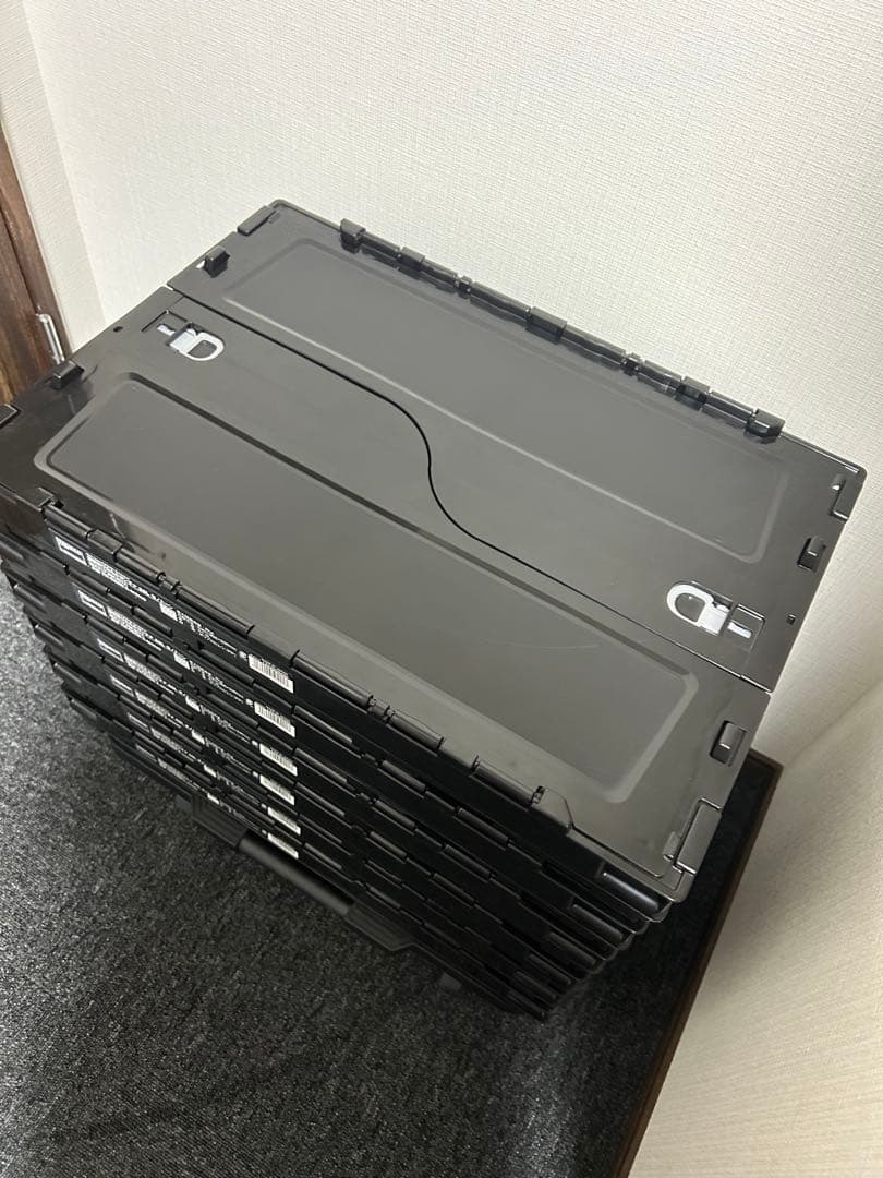 トラスコ中山(TRUSCO) 薄型折りたたみコンテナ 50L