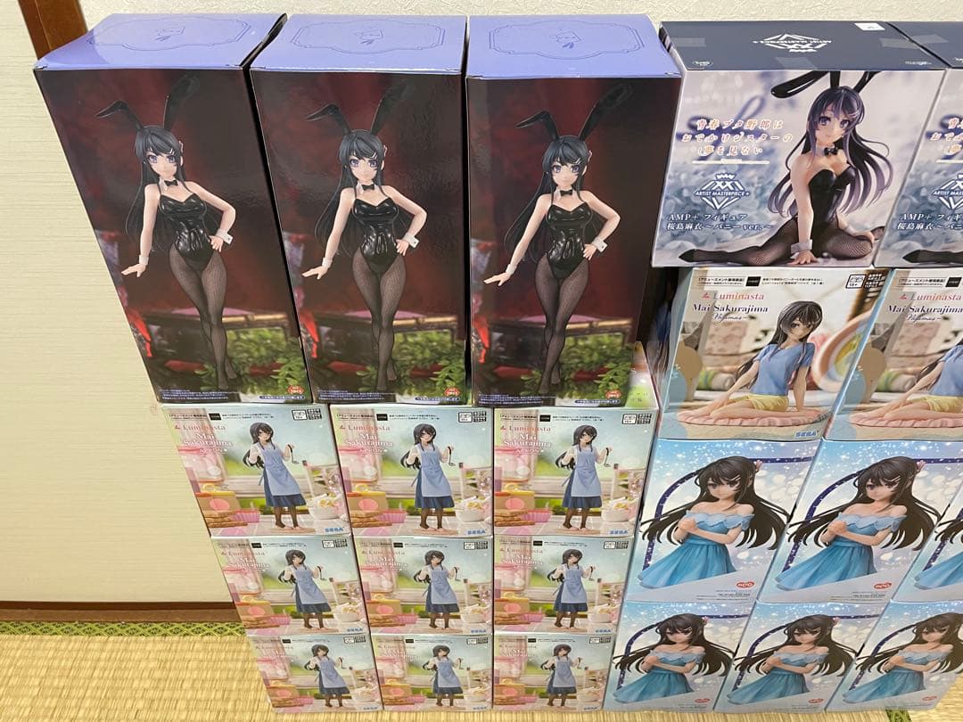 青春ブタ野郎シリーズ AMP 桜島麻衣 フィギュア 24個