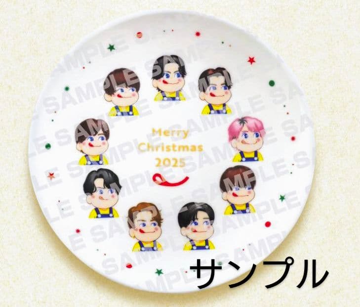 FUJIYA x  Man オリジナルクリスマスプレート