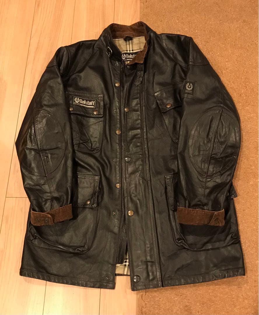 ◼️希少 80s〜ベルスタッフ オールレザー トライアルマスター belstaff