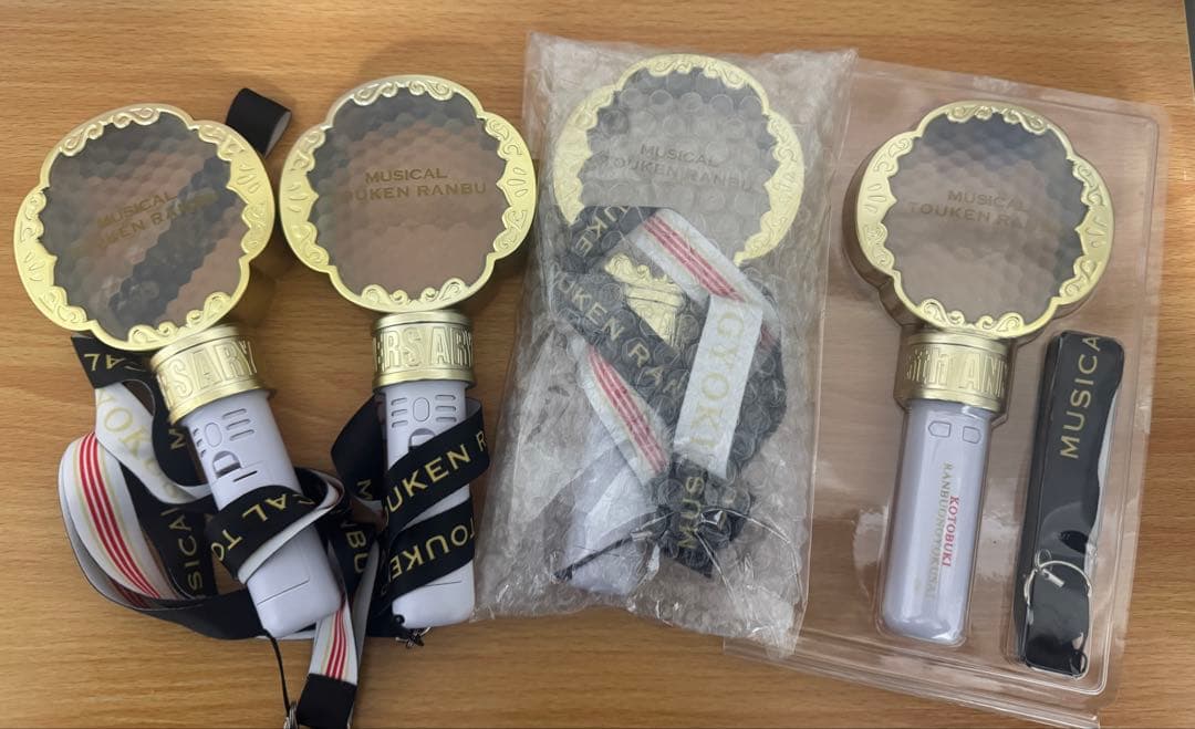 【4本セット】ミュージカル刀剣乱舞／刀ミュ5周年記念 壽乱舞音曲祭／ペンライト