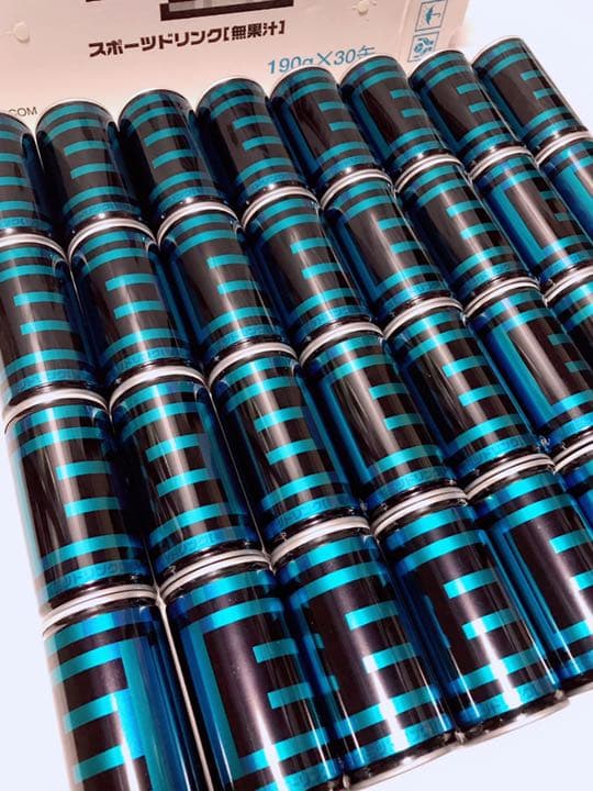 【希少】ロックマン 初期 E缶 ドリンク 30本【ケース・箱付き】