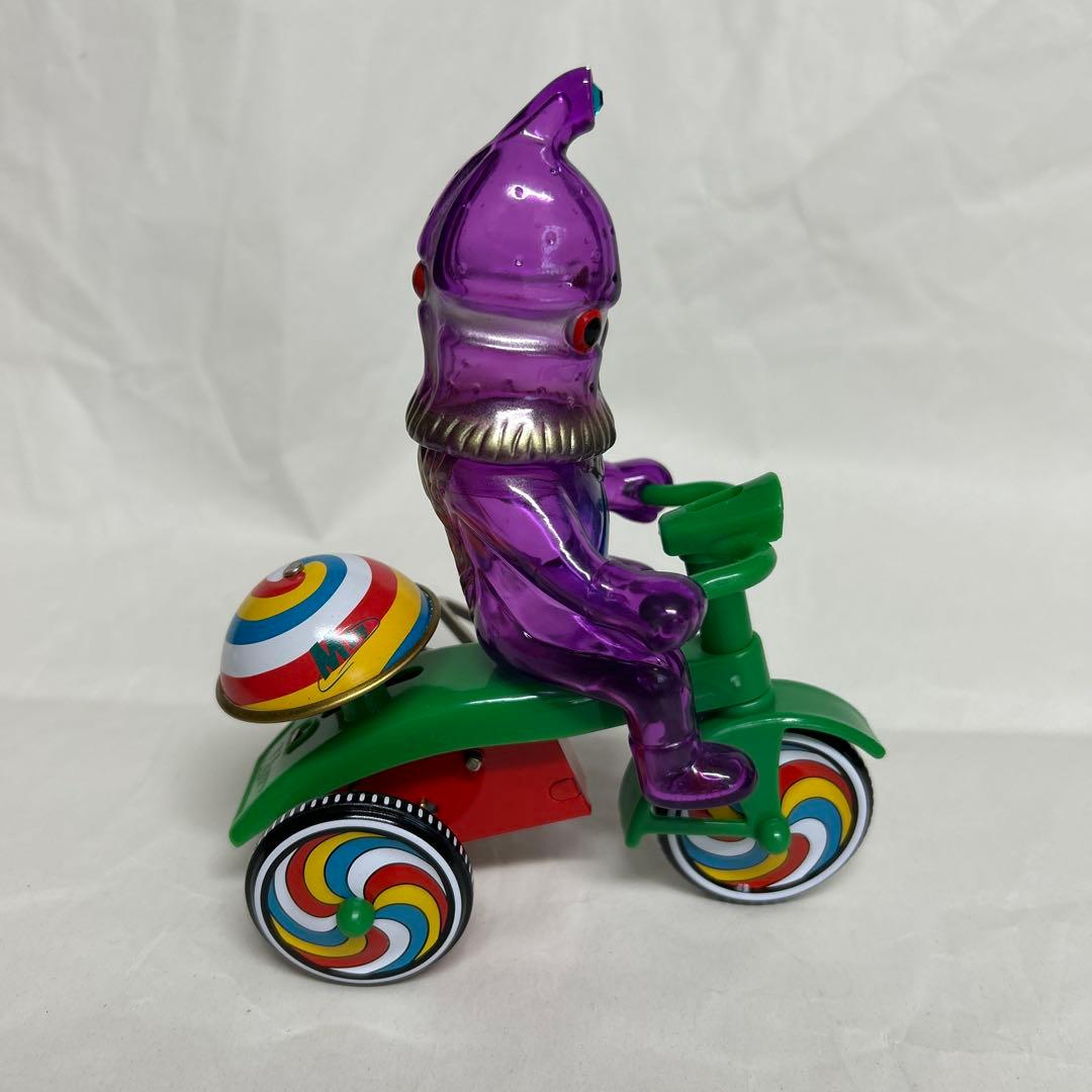 ブルマァク　M1号 ケムール人 紫　ウルトラQ ウルトラマン ソフビ　ゼンマイ