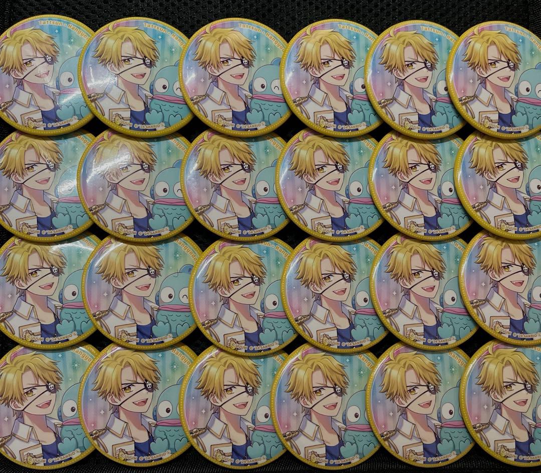 「「24個」」カラフルピーチ　たっつん　サンリオ　缶バッジ　缶バ　痛バ