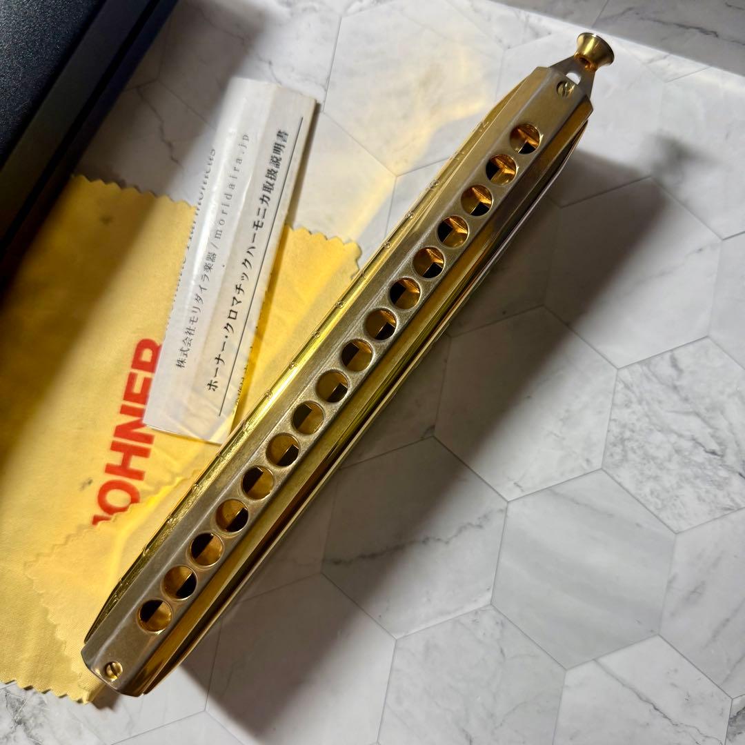 HOHNER ホーナー　SUPER 64 G ゴールド　クロマチックハーモニカ