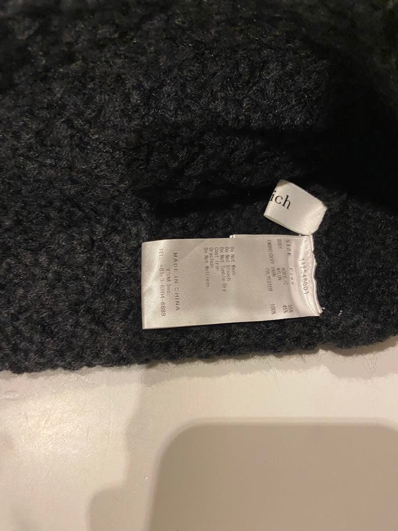 ♡Darich♡ ダーリッチ　DDロゴバスケットニットビーニー　ニット帽