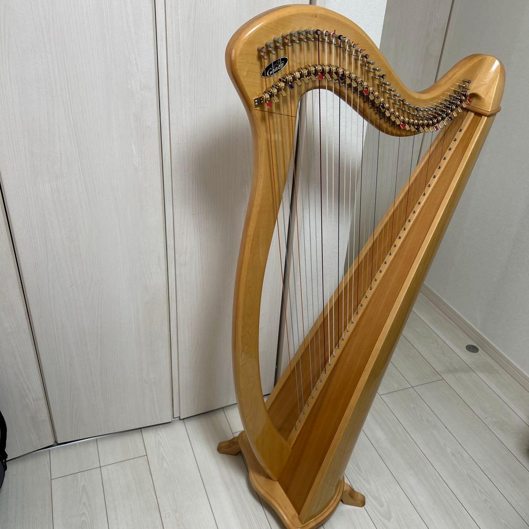ハープ 36弦 ナチュラルウッド